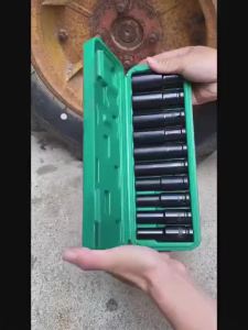 20PCS Impact Wrench Socket Set Deep Socket Wrench Set Deep Socket For Air Pneumatic Repair Tool