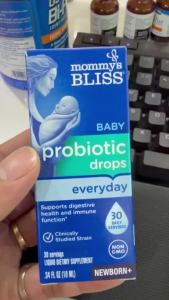 Men vi sinh Mommys Bliss baby Probiotic Drops bổ sung cho bé từ sơ sinh