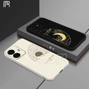 (Lokal Ready) Casing hp Realme C53 C51 C55 C33 C30 C31 C30S C35 Realme10 9i 8i 7i 5i 6i C2 C21Y C11 2021 C20 C25Y C17 C3 C12 C15 Perubahan Siang Dan Malam Soft Phone Cover