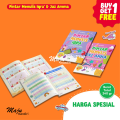 MAJU MANDIRI SUKAMAJU pintar menulis al-qur'an iqra juz amma asyik latihan menulis alquran huruf quran hijaiyah secara praktis dan menyenangkan dengan metode menebalkan ayat dan 3 blok warna bisa cod bayar di tempat buy 1 get 1 free beli 1 gratis 1. 