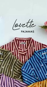 PAJAMAS LOVETTE BY COTTONCHIC -SETELAN PIYAMA CANTIK DAN HALUS