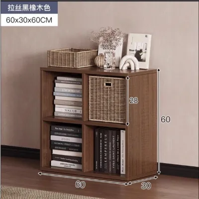 [SG Stock] Bookcase Shelves Household Living Room Shelves Random Combination Of Storage /Complimentary Backplane