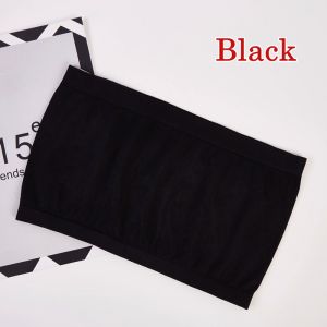 Stella Fashion Korea ice silk seamless all-match  Bralette Women Bra tube Top Cotton Nylon Removable Pad 冰丝无痕吊带美背抹胸内衣