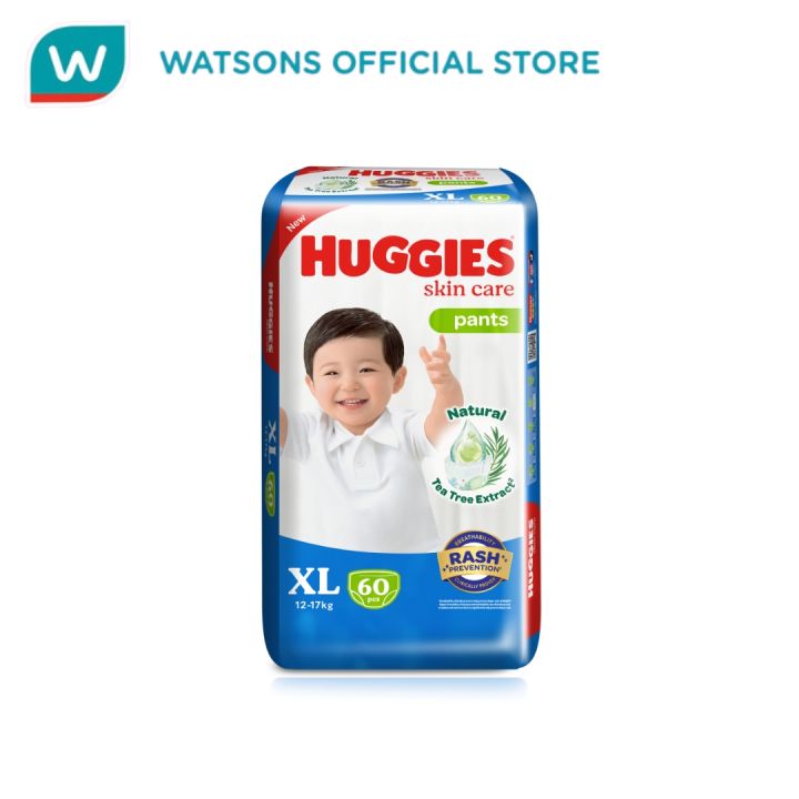 HUGGIES Skin Care XL 60s Absorbent Pull-Up Diaper Pants Leak-Proof