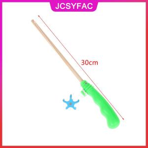 JCSYFAC Đồ chơi câu cá từ tính cho bé cần câu trẻ em cần câu mở rộng cần câu bằng gỗ