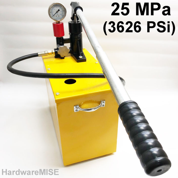 Hydraulic Pressure Test Pump 25MPa 3626psi 250KG/cm3 Manual Hydraulic ...
