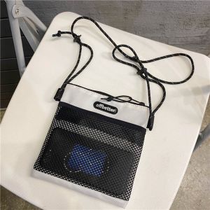 【Original+24hours delivery】Messenger Bag Mens Ins Tide Small Bag Harajuku Canvas Shoulder Bag Literary Male Student Trend Korean Street Bag Female