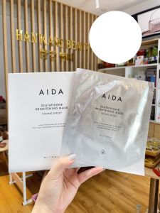 Mặt Nạ Thạch Siêu Truyền Trắng Căng Bóng Mờ Nám Aida Glutathione Brightening Mask (1 hộp 4 miếng)