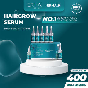 ERHA ERHAIR HairGrow Serum 7x8 ml - Serum Rontok & Penumbuh Rambut Ekstrak Ginseng