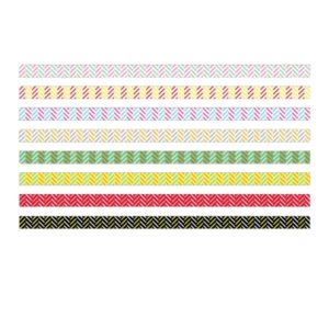 LANCE 8 Rolls Paper Artwork Decorative Tapes DIY 8 Rolls Sticker Roll Hand Ledger Colorful Stationery Stickers Journal Decor