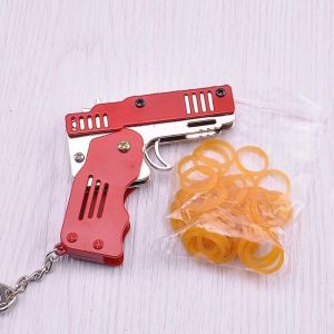 Móc Chìa Khoá Dạng Đồ Chơi Gấp Gọn Tặng Kèm Dây Thun