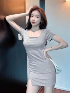 Ami Collection - Dress Midi Korean Style / Dress Midi Lengan Pendek / Dress