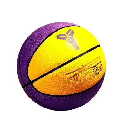 Basketball Ball Kobe Original Basketball Outdoor/Indoor Basketball Size7 Leather Non-Slip Lakers Black Mamba Spirit With Pump