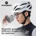 ROCKBROS Bicycle Helmet Aerodynamics Integrated Molding Bike Helmet Thickened Shell With Goggles Helmet Road Bike MTB Cycling Equipment.