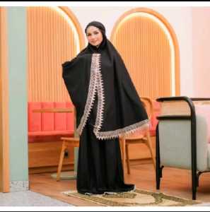 Mukena Dewasa Katun Micro Premium Model Terbaru / Mukena Traveling 2 in 1 / Mukena Terbaru Viral