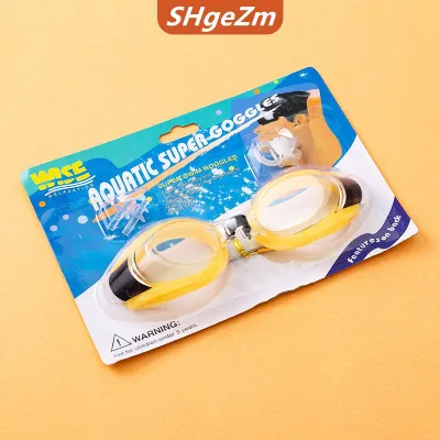 [COD] SHgeZm Chống sương mù bơi lội kính không thấm nước HD bơi hồ bơi nước thể thao có thể điều chỉnh dành cho người lớn trẻ em Silicone Lặn Lướt kính với hộp