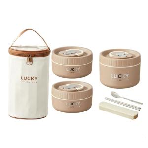 Sinh viên thuận tiện Hộp Ăn Trưa cách nhiệt hộp lưu trữ 316 thép không gỉ Dã Ngoại hộp hộp cơm leakproof hộp