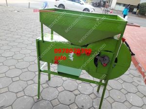 Máy rê thóc quạt lúa có núm điều chỉnh tốc độ gió