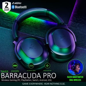 Tai nghe Razer Barracuda Pro-Wireless Gaming Headset with Hybrid ANC_Mới hàng chính hãng