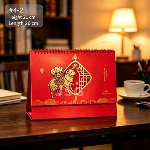 2027 Lucky Sheep Desk Calendar 2 Sizes Feng Shui Table Calendar New Year Home Office Decor & Gift