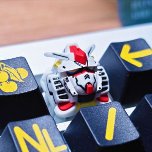 Art key artisan keycap Gundam keycap Hand made Resin keycap mechanical keyboard keycap personalized keycap customized keycap