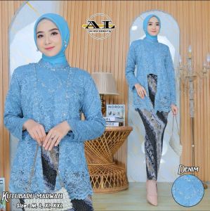 STELAN DAN ATASAN KUTUBARU MARWAH BRUKAT PAYET MIX FURING/KEBAYA KONDANGAN/KEBAYA TUNANGAN/KEBAYA PESTA
