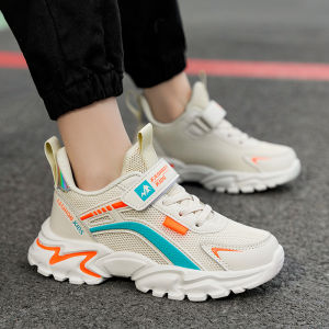 Giày Thể Thao KidsMesh Cho Bé Trai Và Bé Gái Mới Mùa Xuân Và Mùa Thu 2023 Giày Chạy Bộ Cho Bé Trai Cỡ Trung Và Lớn Đế Mềm Chống Trượt