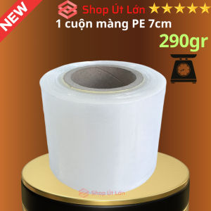Cuộn Màng PE trong 7cm nặng 290gram rộng 7cm độ dầy màng 16 - 17 míc