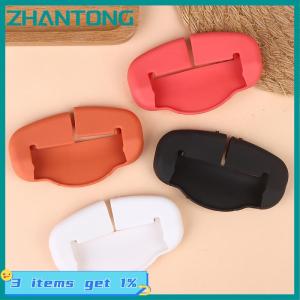 ZHANTONG 2Pcs Seat Belt Buckle Cover Anti-Scratch Rubber Car Seat Buckle Protector Clip Protection Cover Universal For SUV Sedan