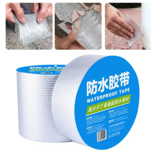 LAKBAN ANTI BOCOR 5M / LAKBAN ALUMINIUM FOIL BUTYL WATERPROOF  5 METER / LEM ANTI AIR ALUMINIUM TAPE SERBAGUNA PANJANG 5 M