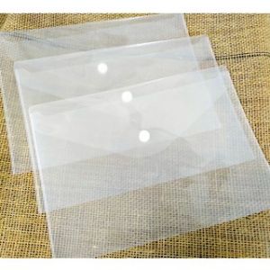 Bìa nút A5 sơ mi My Clear trơn giúp đựng giấy tờ nhỏ gọn dễ dàng THIỆN PHƯỚC