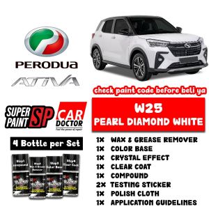Perodua Ativa 🚗✨ Original Touch Up Paint Combo Set for DIY Scratch Removal | Brush-Type | Calar Kereta Repair Kit Aikka