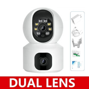 Huawei Dual Lens CCTV Camera Connect Cellphone With Audio and Speaker Auto Tracking Night Vision Waterproof Mini IP Security Camera