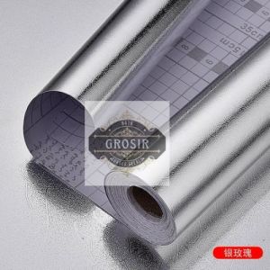 DUNIA-Wallpaper Stiker Dapur Aluminium Anti Minyak Anti Air Dan Panas 60CM X 300CM Kitchen Oil Proof Sticker