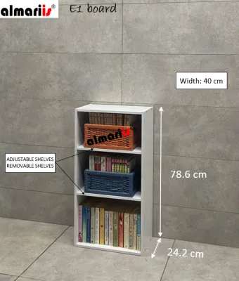 ALMARIIS® (SH232 12MM) 3 TIER ADJUSTABLE SHELF