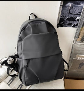 Basic Minimalist Nylon Material Korean Style Backpack ^Waterproof