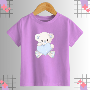 KOKO IMPORT - Baju Kaos Anak Perempuan Umur 2-16 Tahun Baju Distro Karakter Motif Bear Lucu Keren