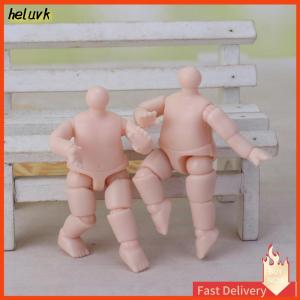 HELUVK ความสูง 6.3 ซม. ตุ๊กตาฟิกเกอร์ พีวีซี ข้อต่อหลายจุด ตัวตุ๊กตา BJD ใหม่ ทนทาน ตุ๊กตาตัวกล้ามเนื้อ สำหรับตุ๊กตาที่ปรับแต่ง