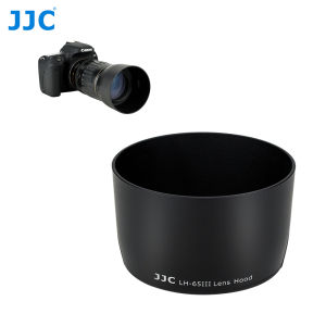 JJC Dedicated ABS Lens Hood Shade for Canon EF 85mm f/1.8 USM EF 100mm f/2.0 USM EF 135mm f/2.8 SF EF 100-300mm f/4.5-5.6 USM LensReplaces Canon ET-65III OEM Lens Hood