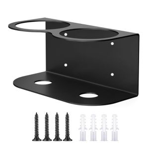 TIMES LORD 1/2/3 Holes Spray Bottle Holder Heavy-Duty Wall Mount Spray Can Storage Rack Bathroom Accessories Rust-proof All-Purpose Storage Bracket Household