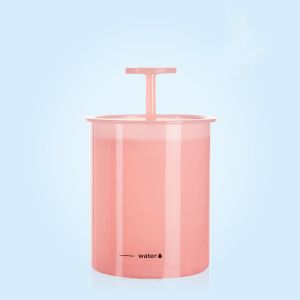 Travel Portable Manual Foam Machine / Home Solid Color Facial Cleanser Foaming Cup / Reusable Body Wash Bubbler Cup For Shower Gel Shampoo / Durable Body Bath Foam Maker