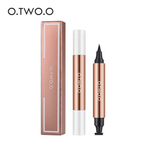 O.TWO.O Maskara+Eyeliner Pensil Tahan Air Tahan Lama Eye Liner Volume Maskara Bulu Mata 2PCS