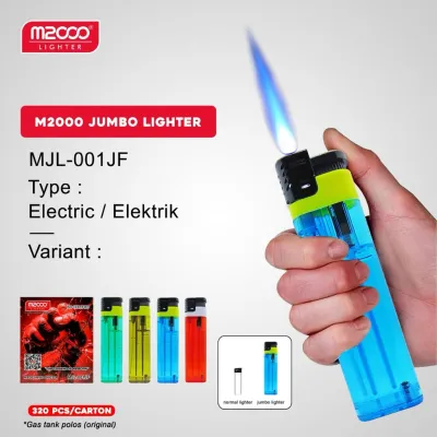(SP) KOREK JUMBO BARA MAGNET M2000 BISA ISI ULANG TAHAN ANGIN