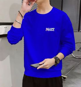 Promo Sweater Keren Kaos Pria Distro Peace Crewneck Cowok Trendy Sweatshirt Elegan Sweter Kekinian