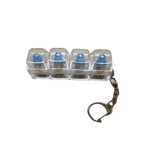 BESTIT Stress Relief Keyboard Fidget Toys Finger Button with Keychain Keyboard Keychain  Diy Keycaps Toy Finger Keycaps Adults