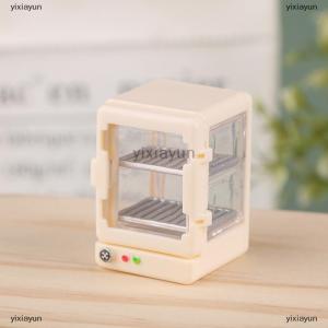 [COD] yixiayun 1 12 Dollhouse Bread Desserts Display Cabinet Model Dollhouse Mini Kitchen Furniture Decoration Dolls House Accessories