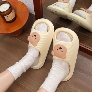 [Free Shipping] Thick-Soled EVA Slippers New Summer Style For Women Suitable For Indoor And Outdoor Use Non-Slip And Designed For Bathroom Wear