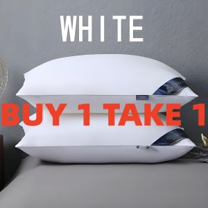BUY 1 TAKE 1 White Fiber Pillow magic pillow 20x30 inches Outdoor Travel Camping Pillow Ultralight