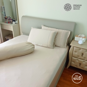 [For Hot Weather] HE Airy TENCEL Bedsheet with bolstercase | Cool & Breathable | Buttery Soft | Multiple Sizes