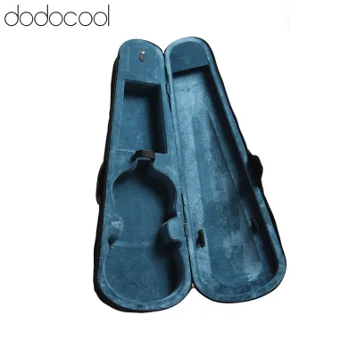 Dodocool Violin Case Portable 4/4 Violin Triangle Case Lightweight Simple Violin Storage Box